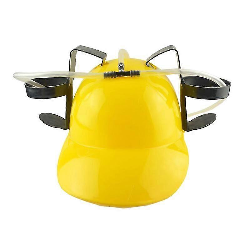 Drinking Helmet Adjustable Labor-saving Plastic Novelty Lazy Drinks Helmet Supplies for Home