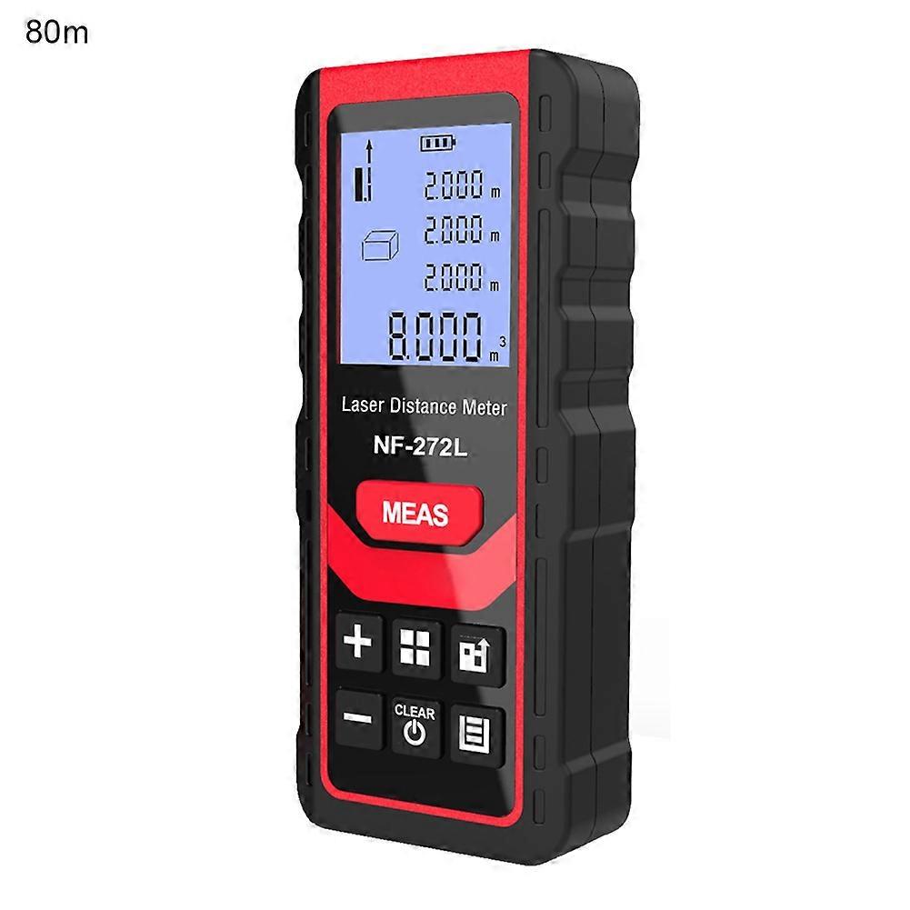 NF-272L 60m 80m 100m Rechargeable Laser Distance Meter Rangefinder Measure Tool Mengxi