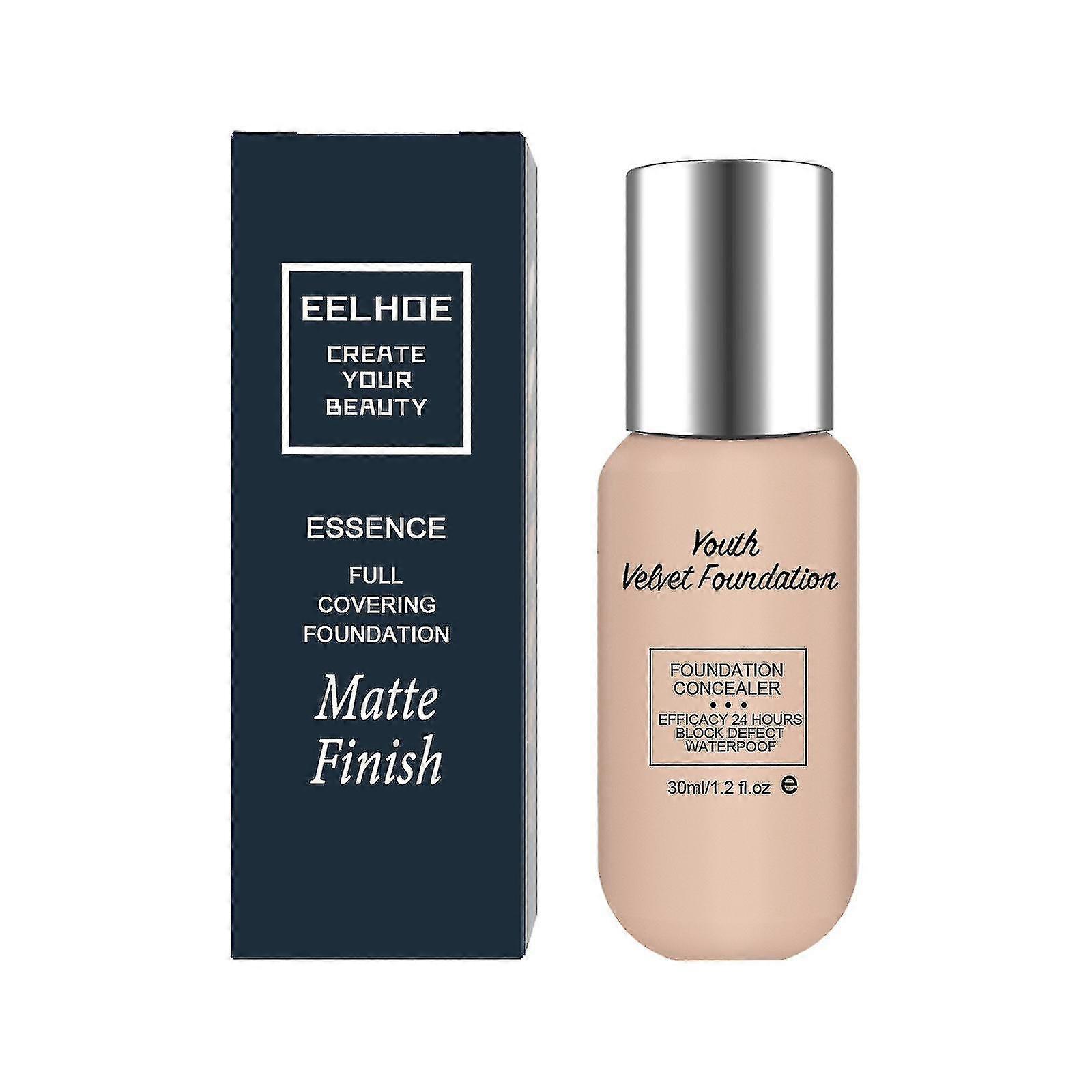Eelhoe Liquid Foundation μακράς διαρκείας Ενυδατικό ματ υγρό θεμέλιο που απορροφά το λάδι υγρό ίδρυμα υγρό χρώμα-ανύψωσης ίδρυμα υγρό θεμέλιο