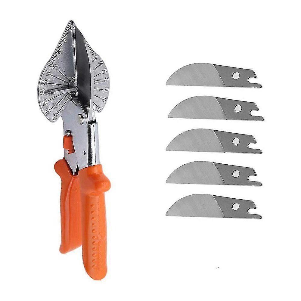 Multi Angle Miter Cutter Shearing Tools, Universal Angle Wire Pipe Snips 45-135 Degree Shear Hand Cutting Tool