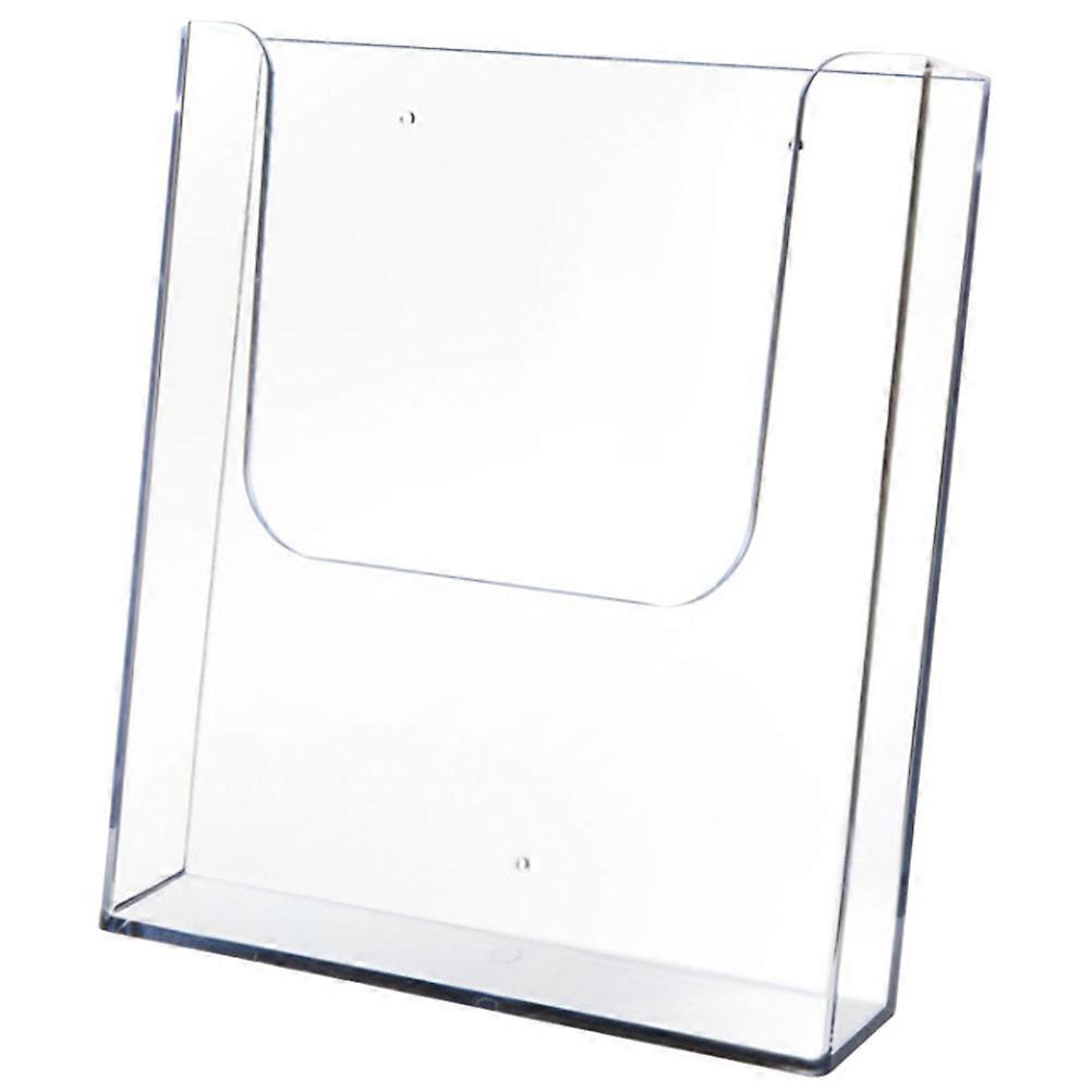Transparent File Holder Wall-mounted File Stand Office File Manager Pamphlets Stand