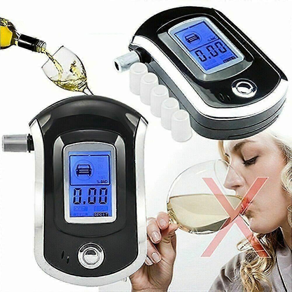 Handheld Breath Detector Alcohol Analyzer Digital Tester Breathalyzer