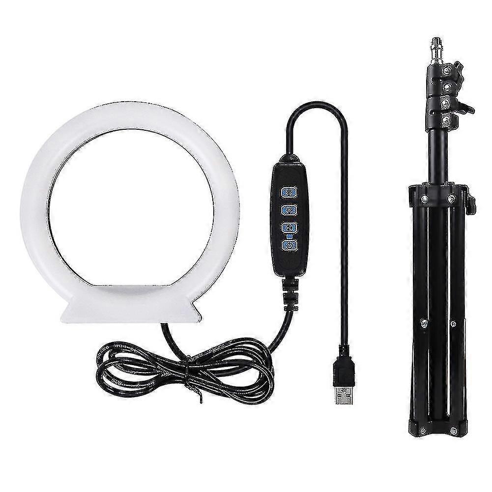 10cm Led Ring Light With 110cm Tripod Dimmable Ring Light Compatible With Makeup