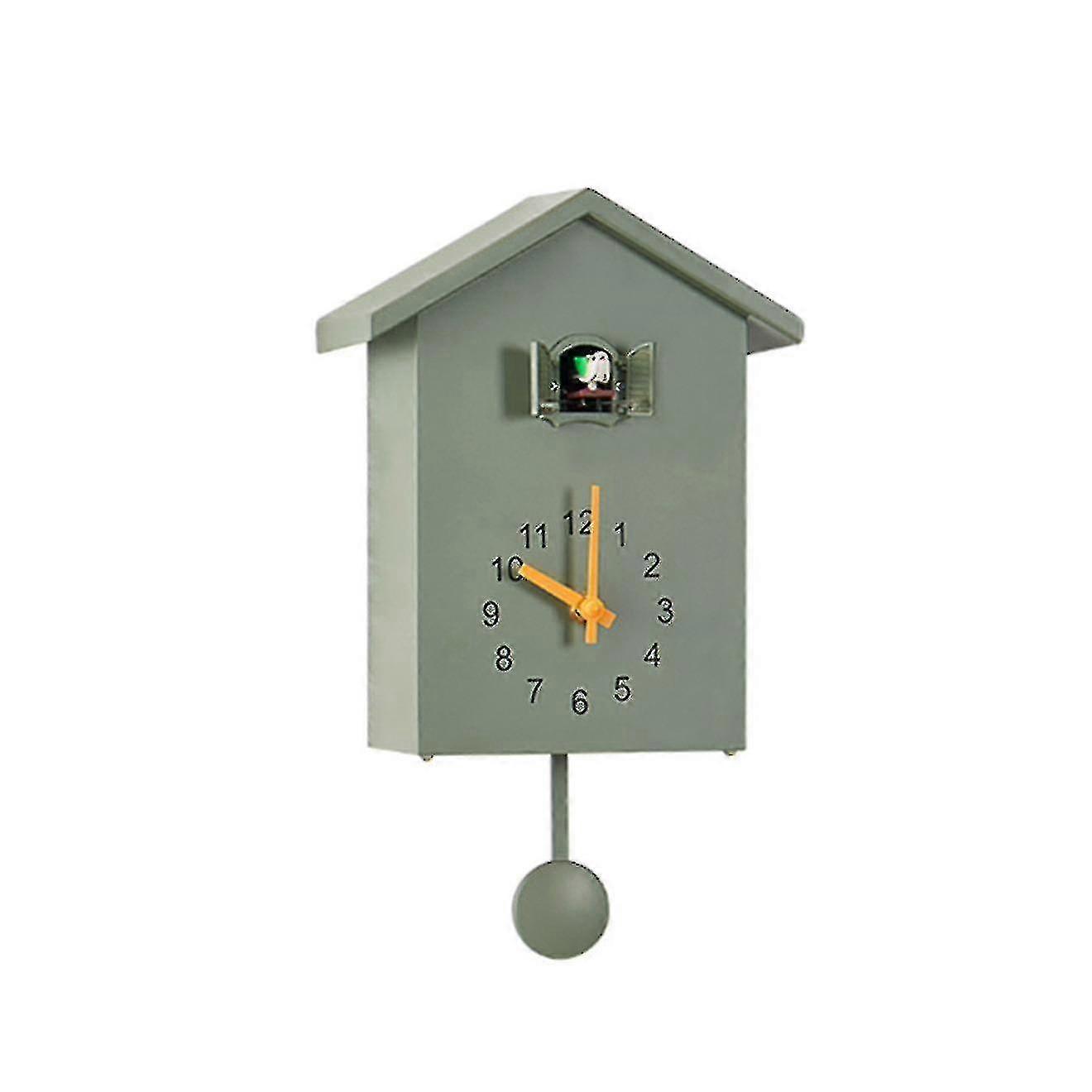3 tommer Smart Time Nordisk Stil vægur gøg ud af vinduet Time Signal Wall Clock Bird timeløn