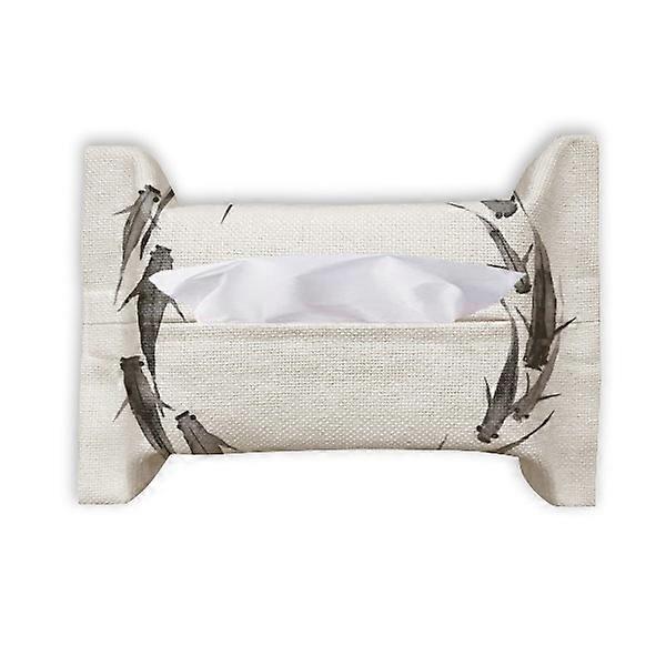 Kinesisk Svart Karpe Fisk Dyr Papir Håndkle Vev Bag Serviett Bumf