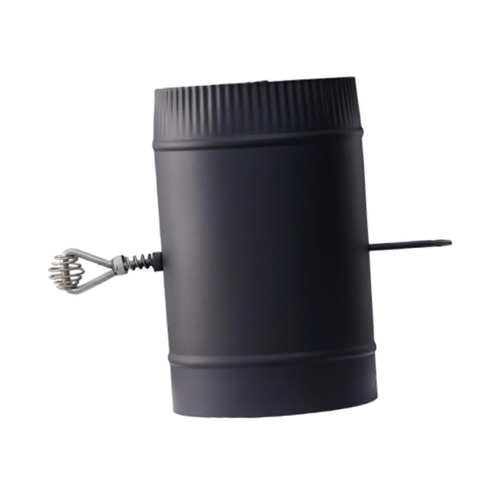Stove Pipe with Damper for Control for Fume Extraction Outdoor Winter Heater