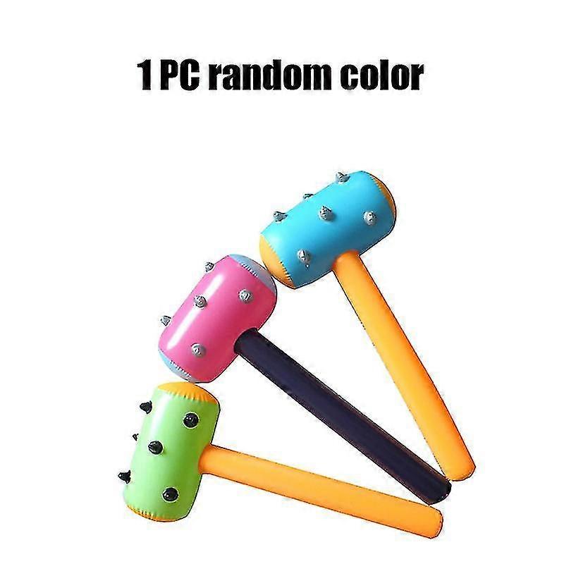 1 جهاز كمبيوتر الكرتون نفخ مطرقة الهواء مطرقة اللعب اللون عشوائي