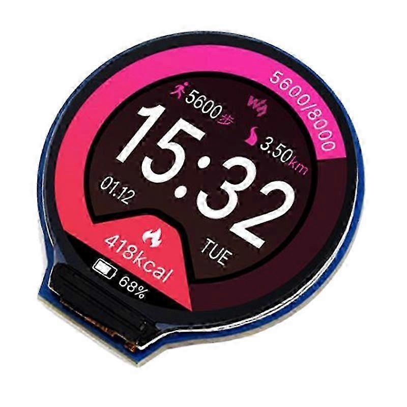 1.28Inch Round LCD Display Module,65K RGB Colors,240X240 Resolution,SPI Interface,Support for Etc