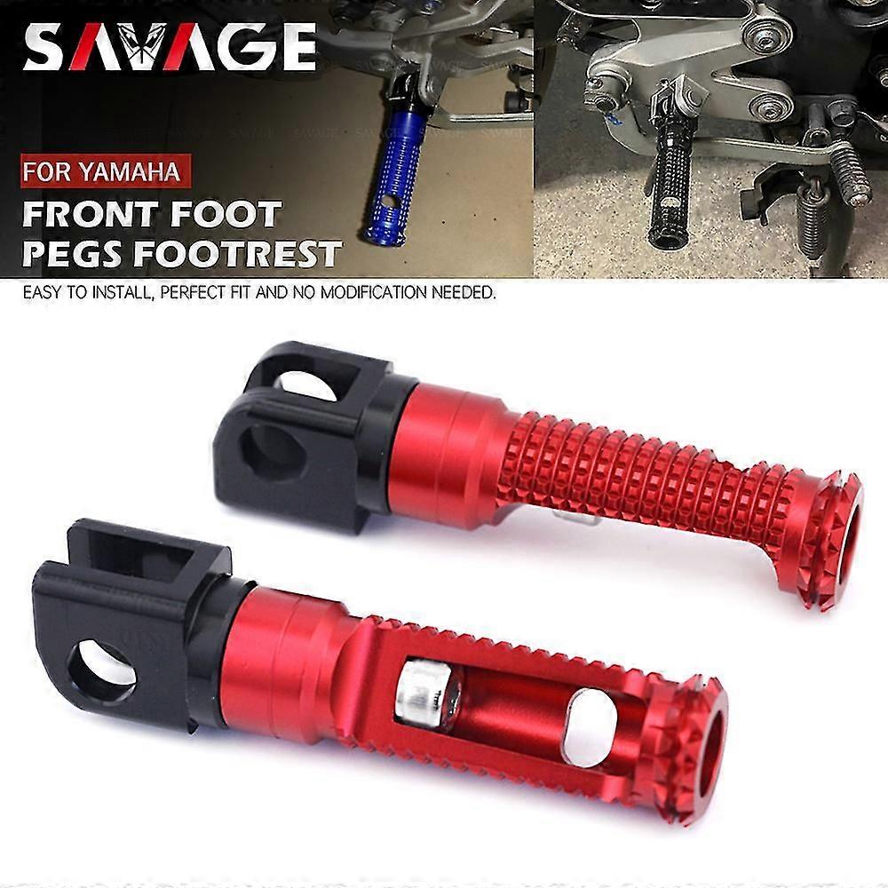 FRONT FOOT PEG Footrest For Yamaha YZF R1 98-2014 R6 1999-14 R6S 03-08...
