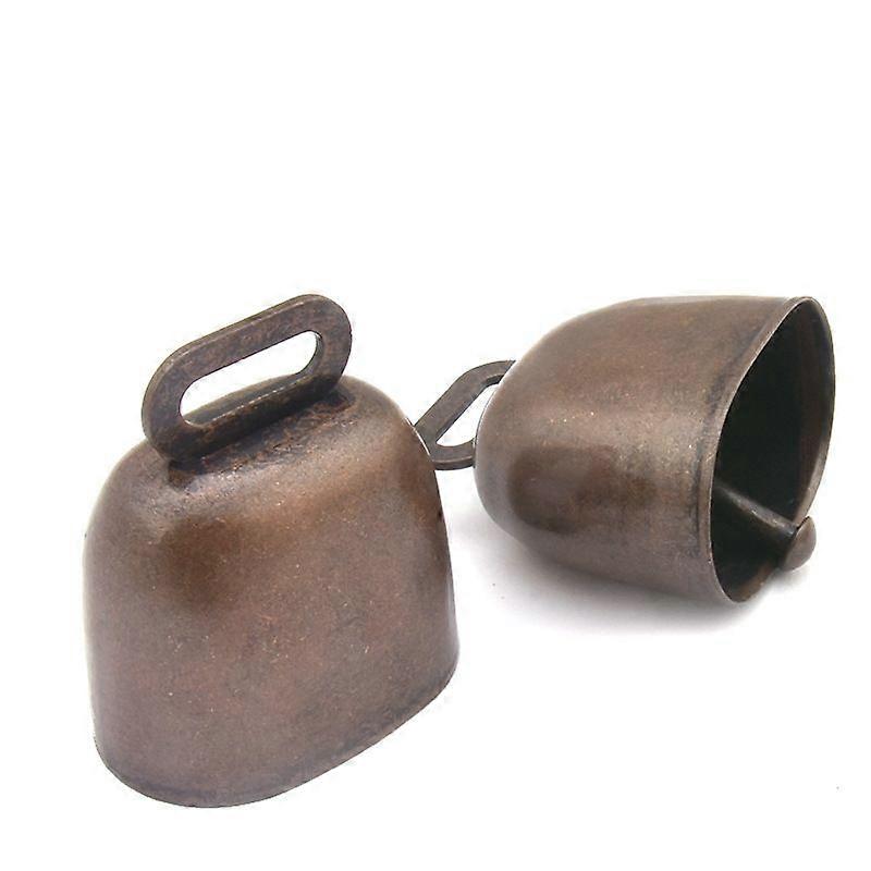 Bulk Copper Bells: 10-Pack Noise Makers for Cattle and Holiday DIY Projects