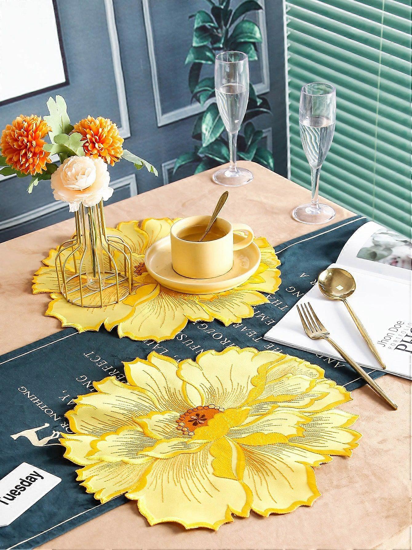 1pc napperon en forme de fleur