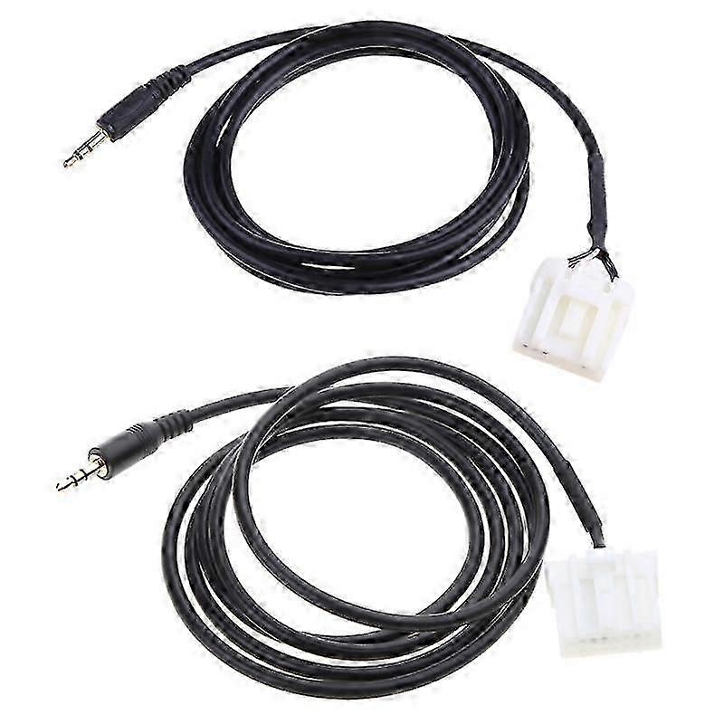 3.5mm Mini Jack Aux Audio Player Earphone Input Cable Adapter For Mazda 2 3 5 6