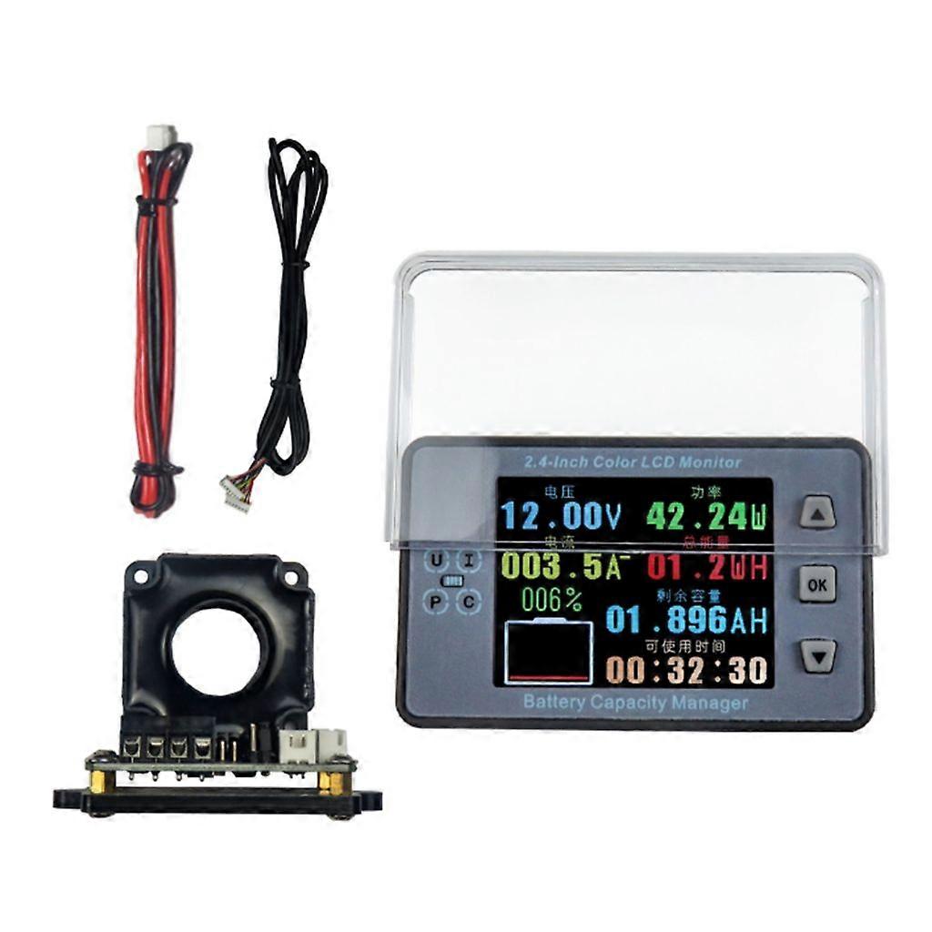 50A/100A/200A/300A/500A Battery Tester Current Voltage Power Energy Meter
