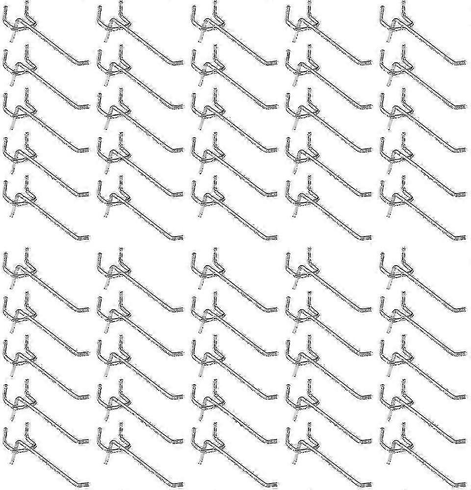 50 قطعة السنانير Pegboard ، السنانير الجرف الحائط لعرض Pegboard المرآب أدوات تخزين شماعات الجرف الحائط السنانير YuJia P20250110271