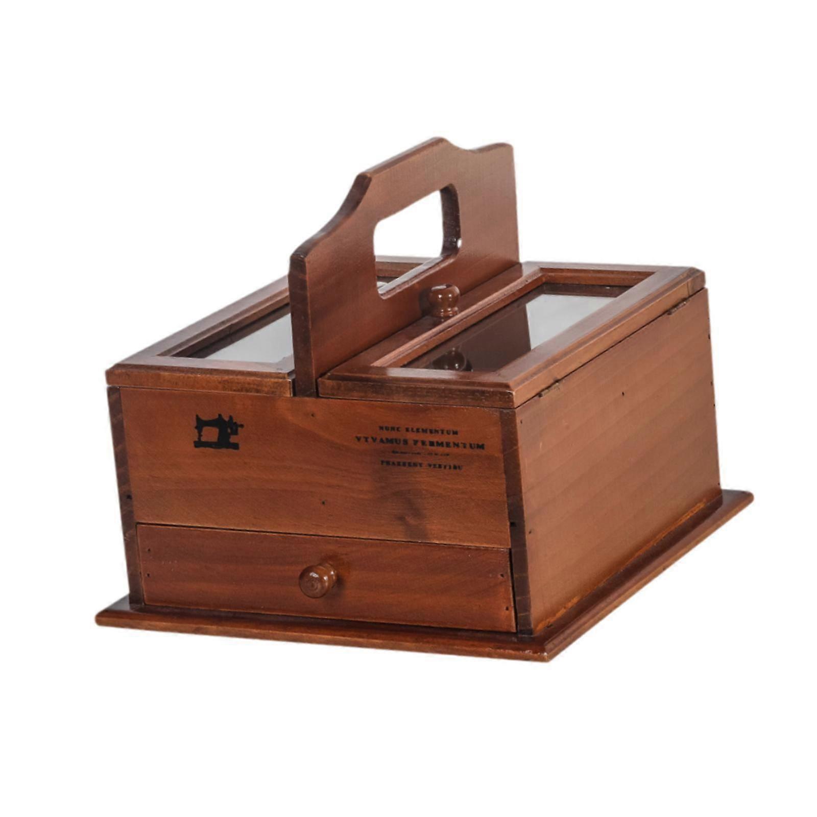 Sewing Thread Spool Case Empty Sewing Basket for Pincushions Sewing Projects