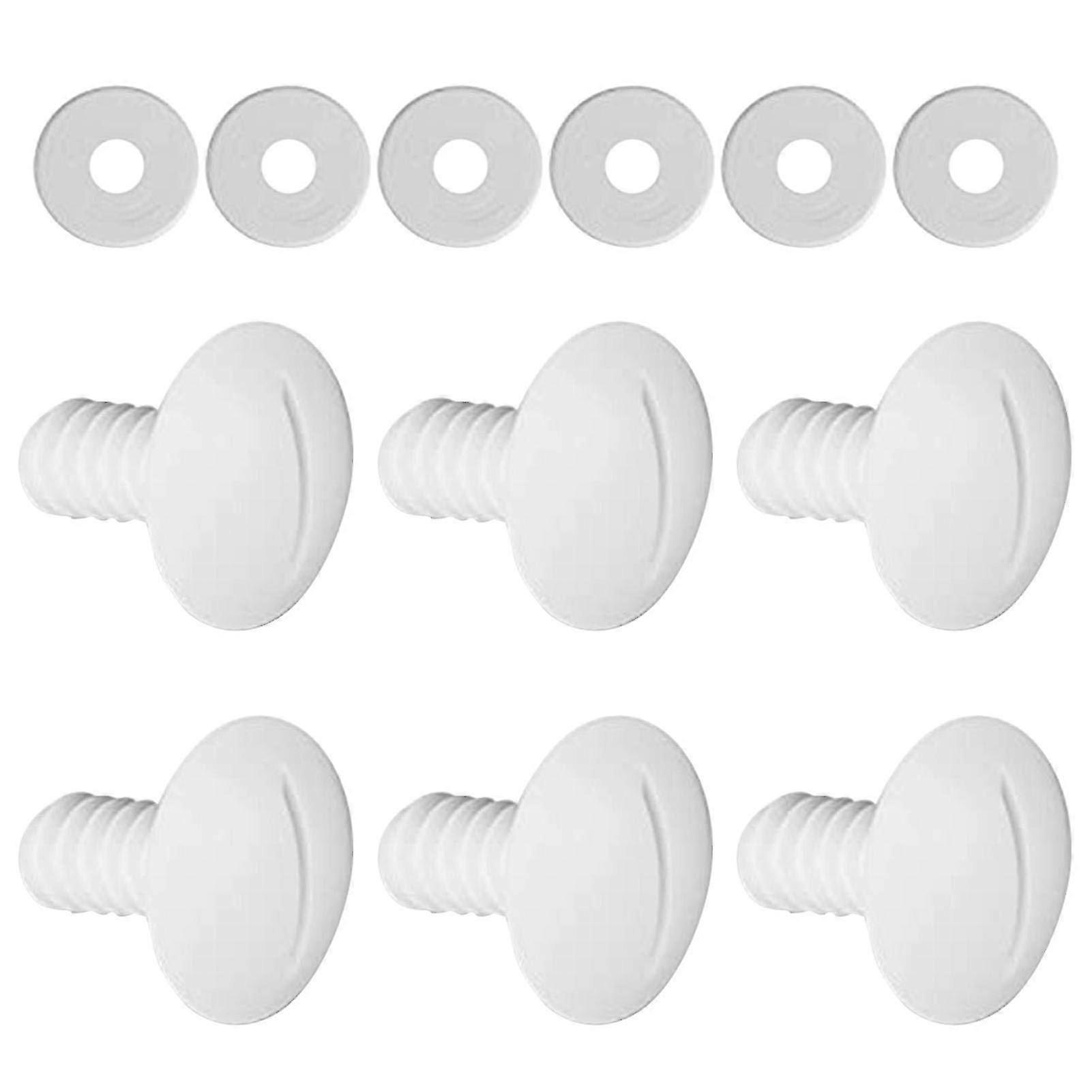 6 Pack Pool Cleaner Replacement Wheel Screws