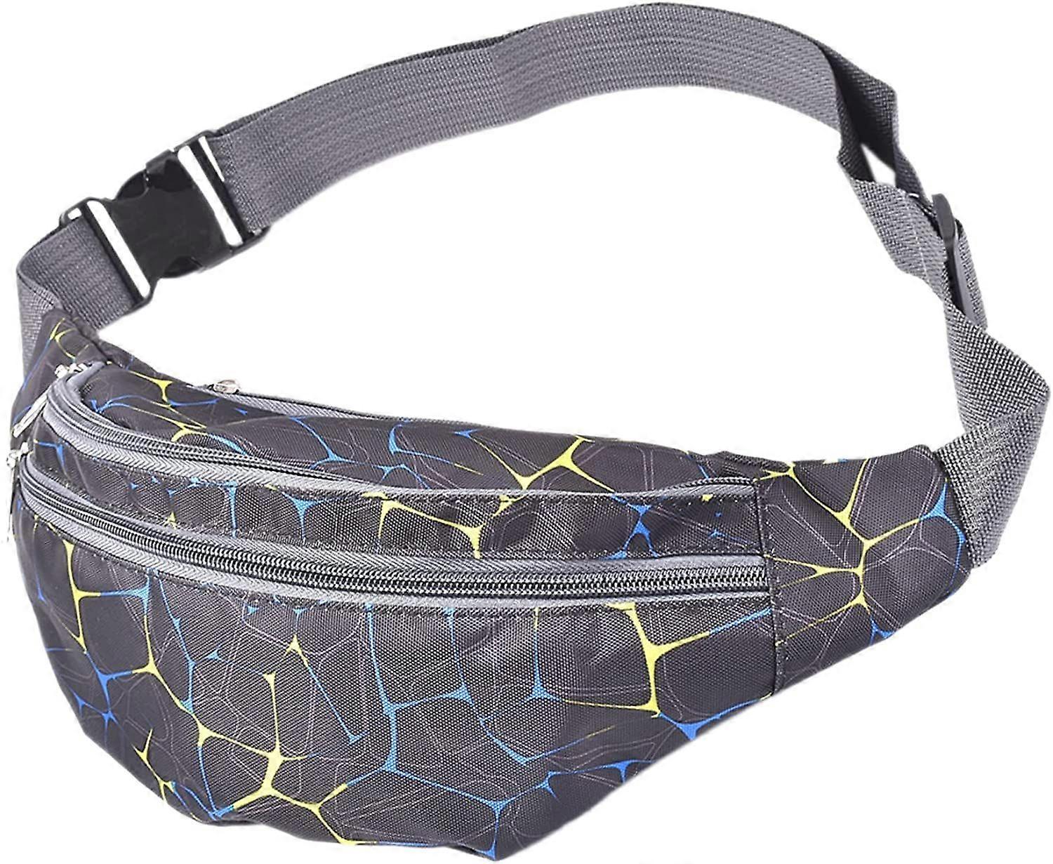 Waterproof 3 Zip Pockets Running Waist Pack Bag