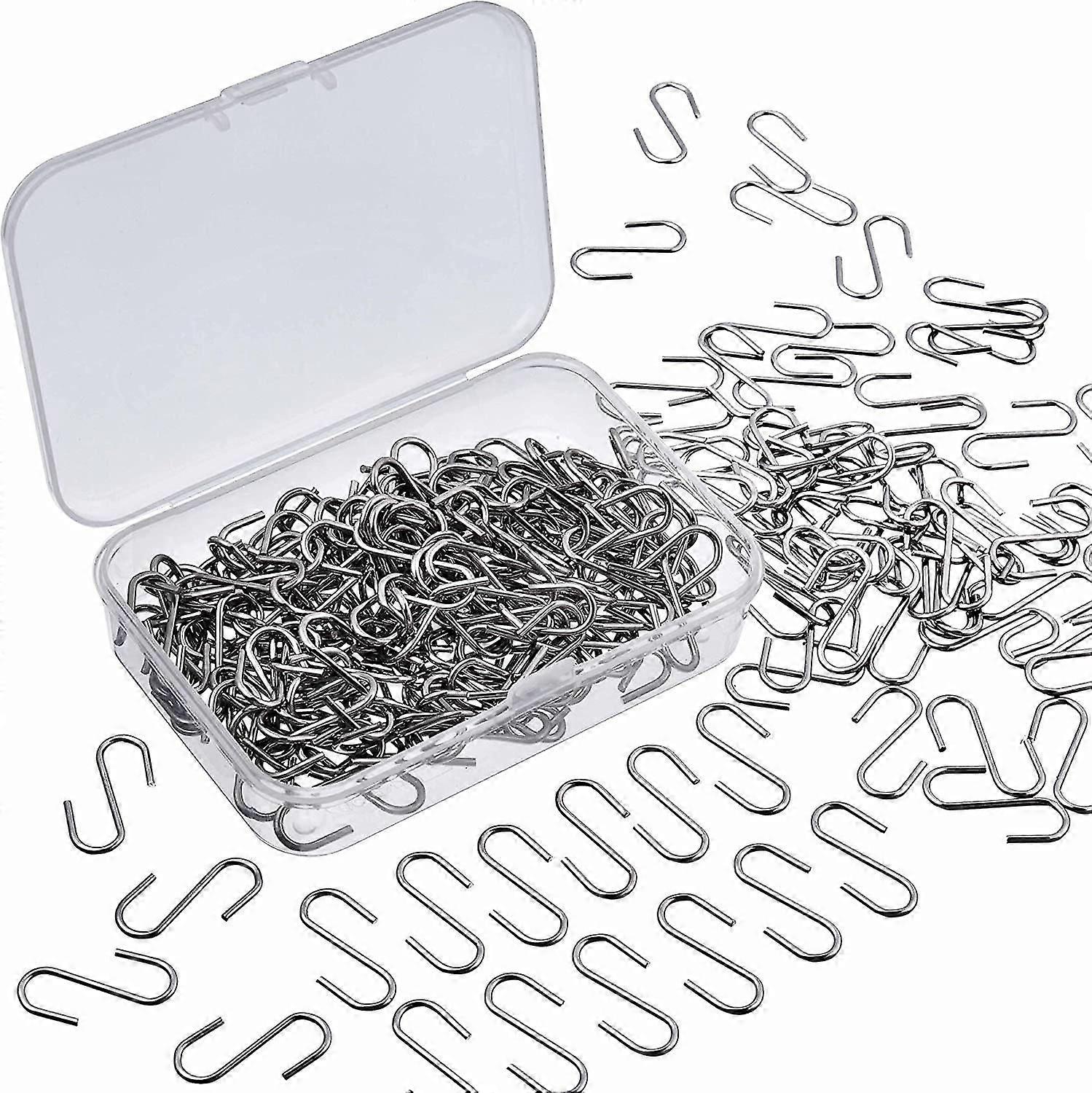 150 Pieces Mini S Hooks Connectors Metal S Shape Hook Hangers With Diy Crafts Storage Box Hanging Jewelry, Key Chains Tags
