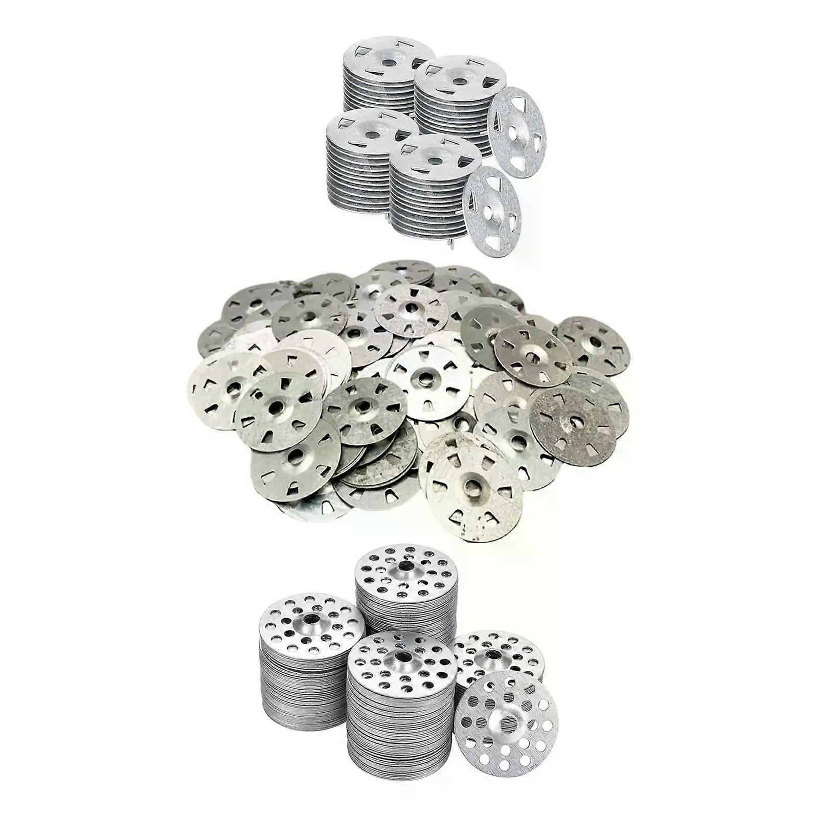 200Pcs Foam Board Fasteners Load Spreading Flat Washers for Fixing Wall Ceiling