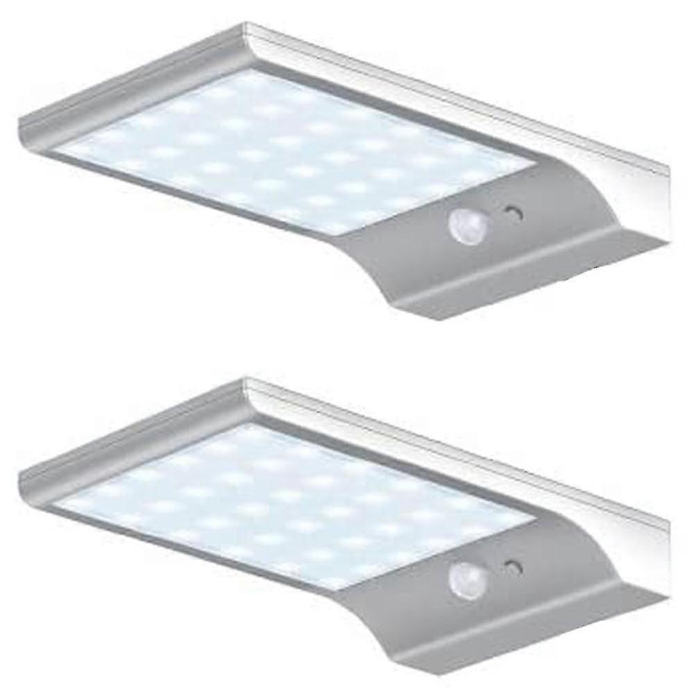 Solar Dual Color Wall Light With Remote Control Outdoor 2-pack For Gutter Garden Paths