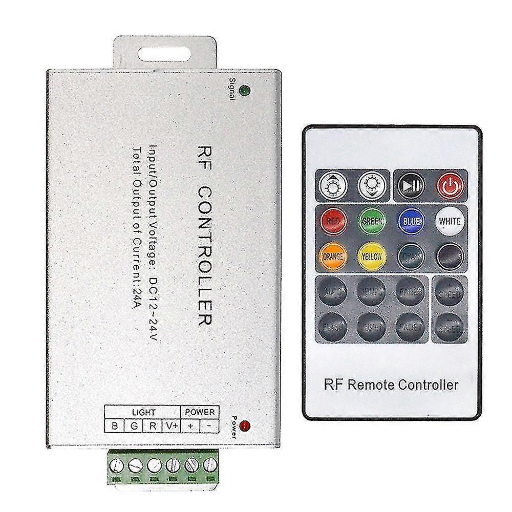 Contrôleur LED 12-24V basse pression RF Coloré 20 touches Télécommande RGB Barre lumineuse Gradation Controll-B7
