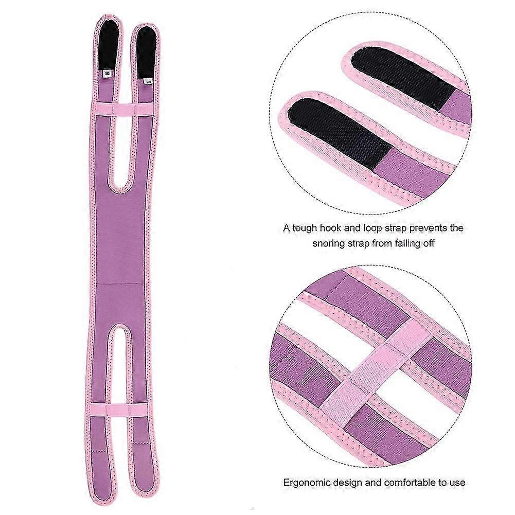 Adjustable Anti-Snoring Chin Strap, Snore Reduction Sleep Aid