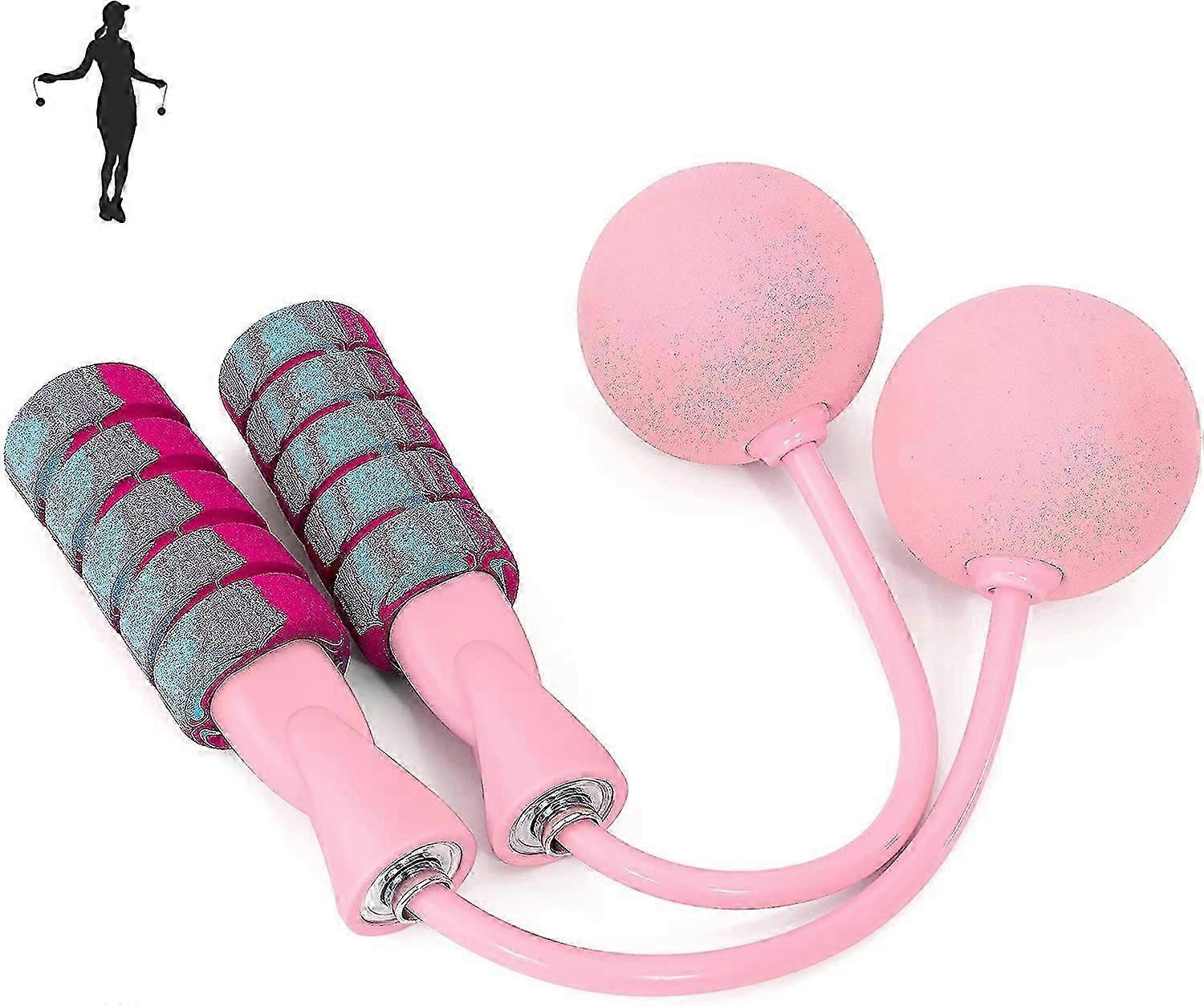 Jump Rope, Weighted Ropeless Skipping Rope for Fitness, Tangle-Free Rapid Speed Cordless Jump Rope Workout
