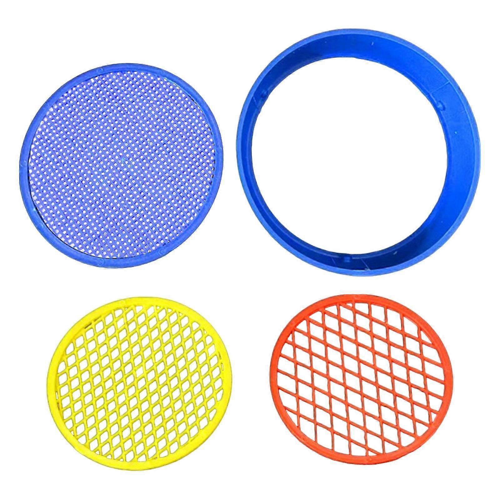 Garden Soil Sieve Hand Tool Practical with Interchangeable Mesh Sifting Tool
