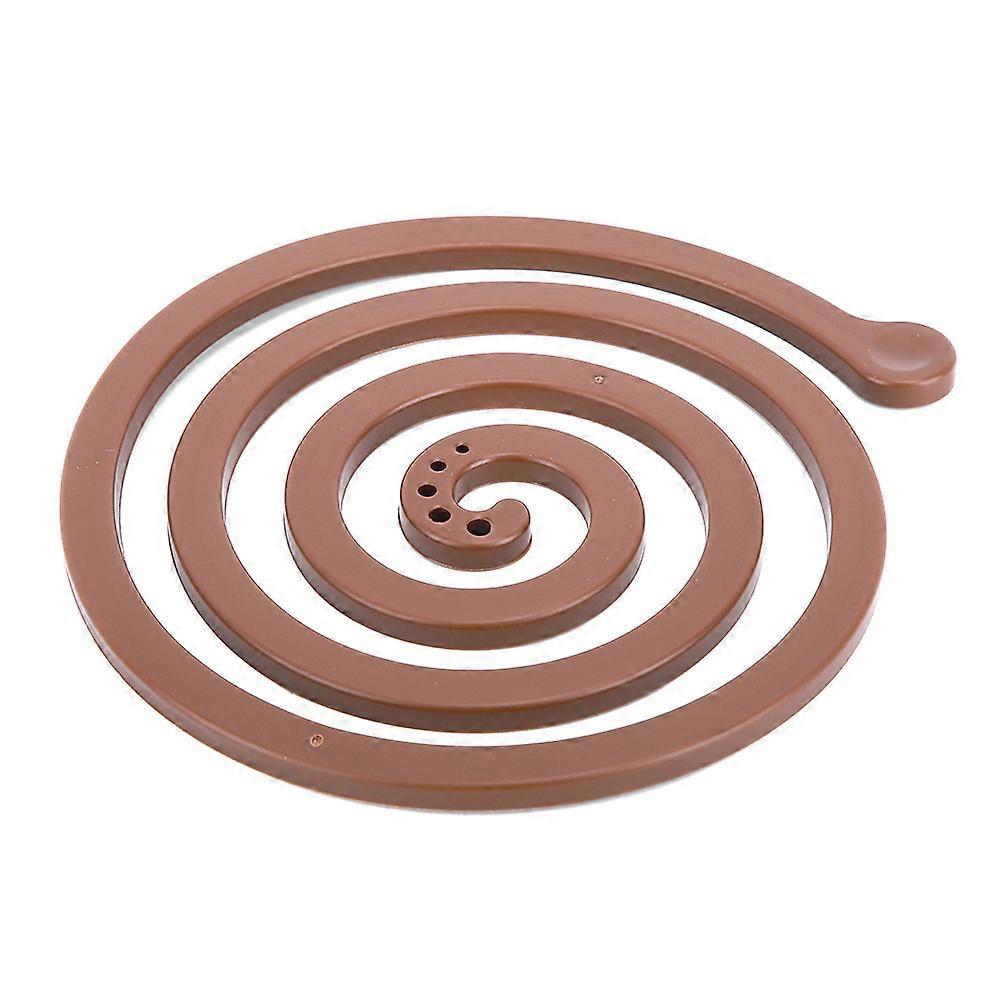 Removable non-slip heat-resistant coil shaped placemat table mat