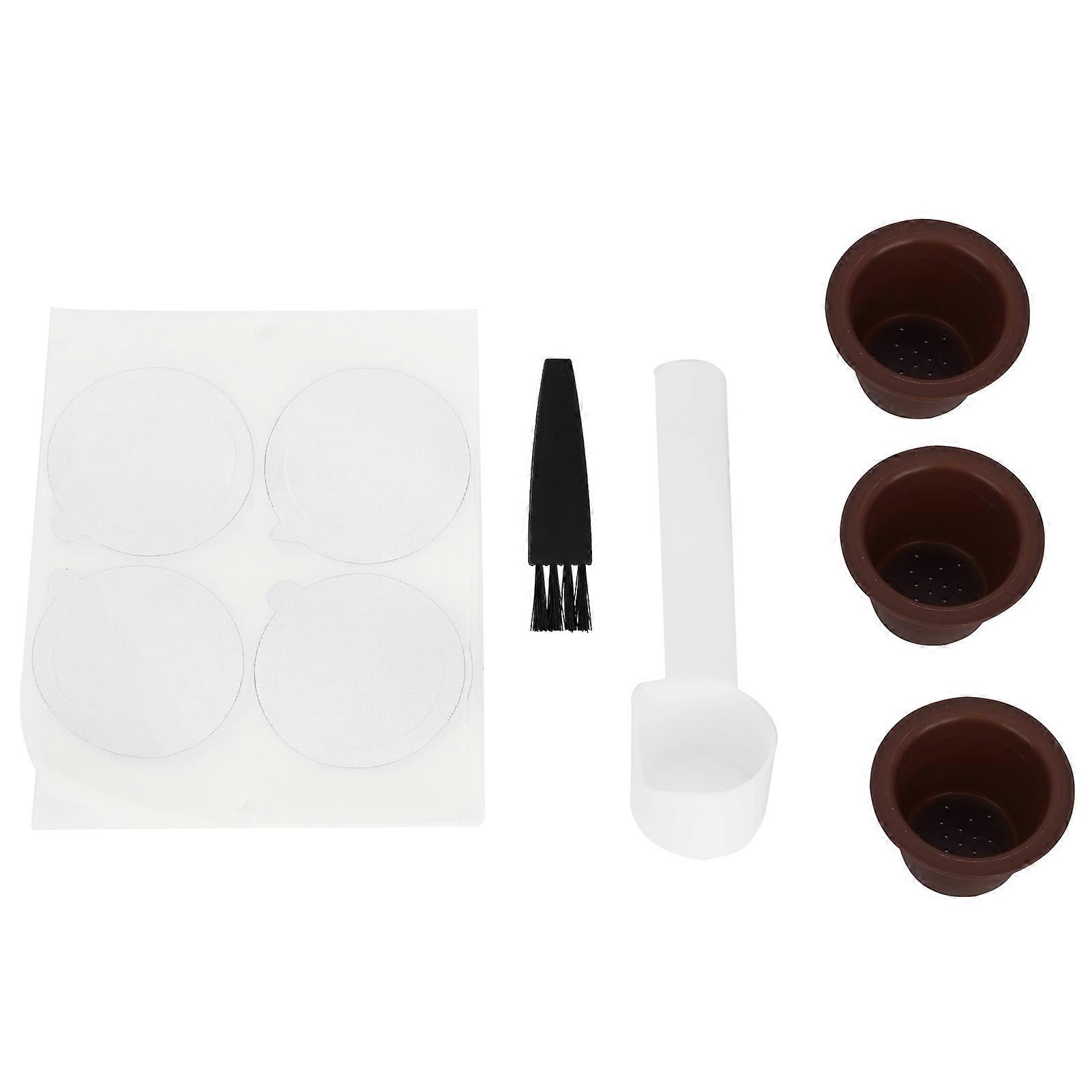 Reble Coffee Capsule Uncovered Refillable Coffee Filter Cup Compatible with Various Coffee Machines