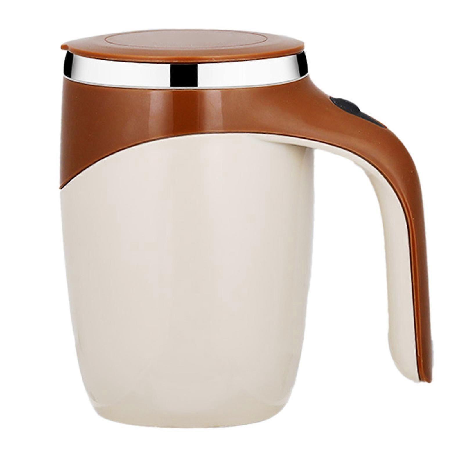 Self Stirring Mug with Grade Steel Easy Operation Time Saving Mixing Mug Present for Friends Family