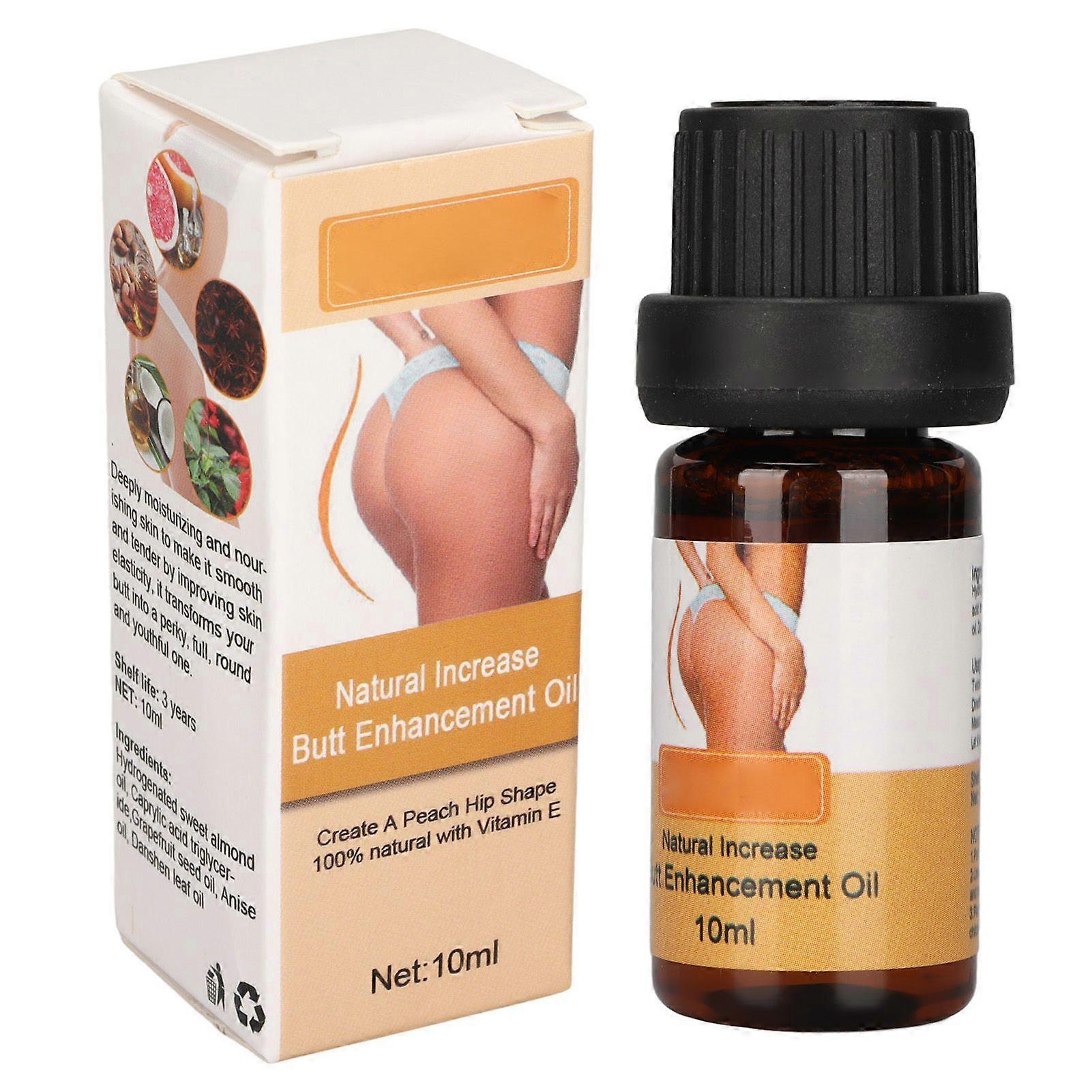 Butt Enhancement Essential Oil 10ml - Natural Butt Enhancer Oil for Firming, Hip Lift & S Curve Shaping, ポータブルマッサージオイル for Toning & Contouring