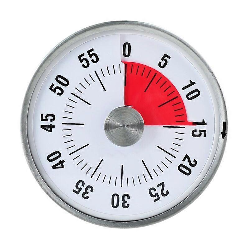 Countdown Timer, Visual Timer, Magnetic Attachment For Metal Surfaces, 60-Minute Timer With High Visibility Digits, Loud Buzzer Alarm, Suitable For