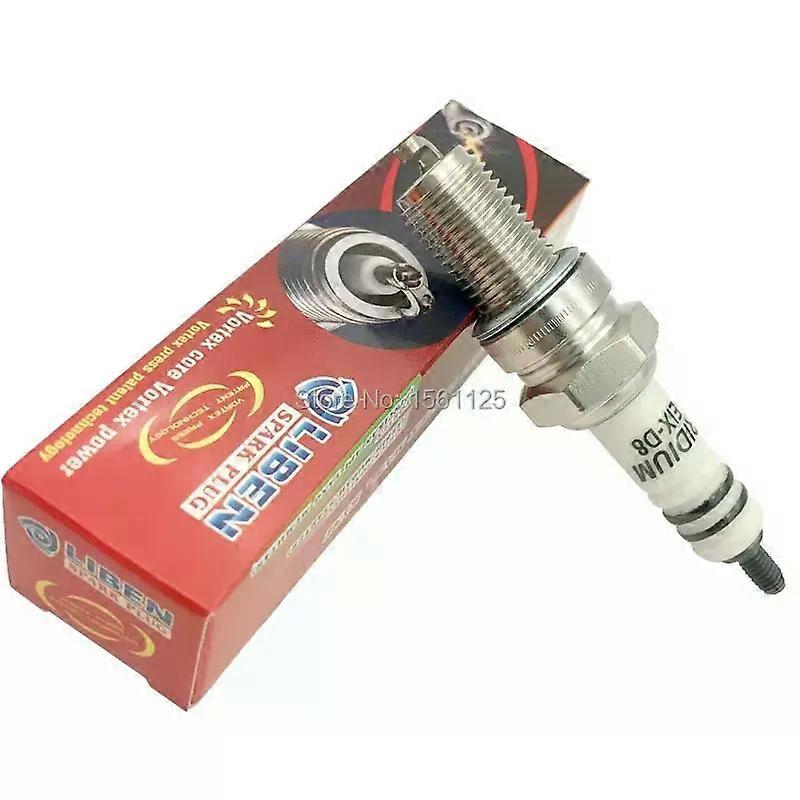 1 2 PCS VORTEX IRIDIUM patent motor spark plug EIX-D8 compatible for D8EA DR8EIX DR8EGP DPR8EIX-9 IX24B X24ESU D8TC D8RIU bujia HG2CU 125C