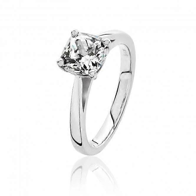 Anello in argento e argento con zirconi a cuscino SRG0080CZ