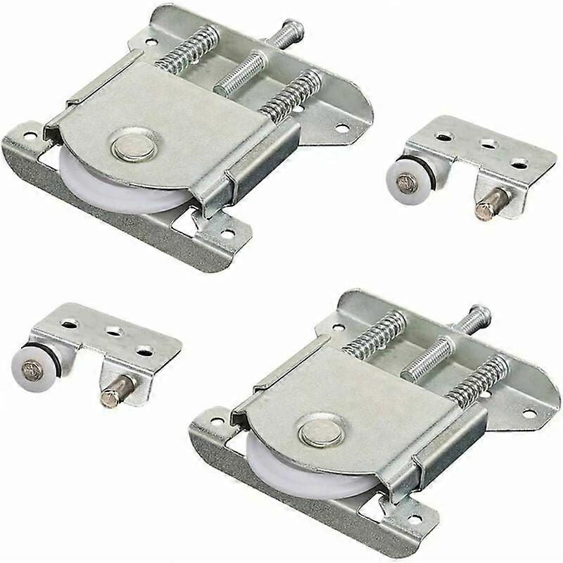 Mirror Door Roller, Adjustable Rear Screw For Custom Fit, Easy Installation On Most Sliding Cabinet Doors, Cabinets, Windows, And Shoe Cabinets,