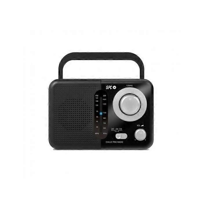 Portable Radio - SPC - 4590N - Black - Analog - 0.8W RMS