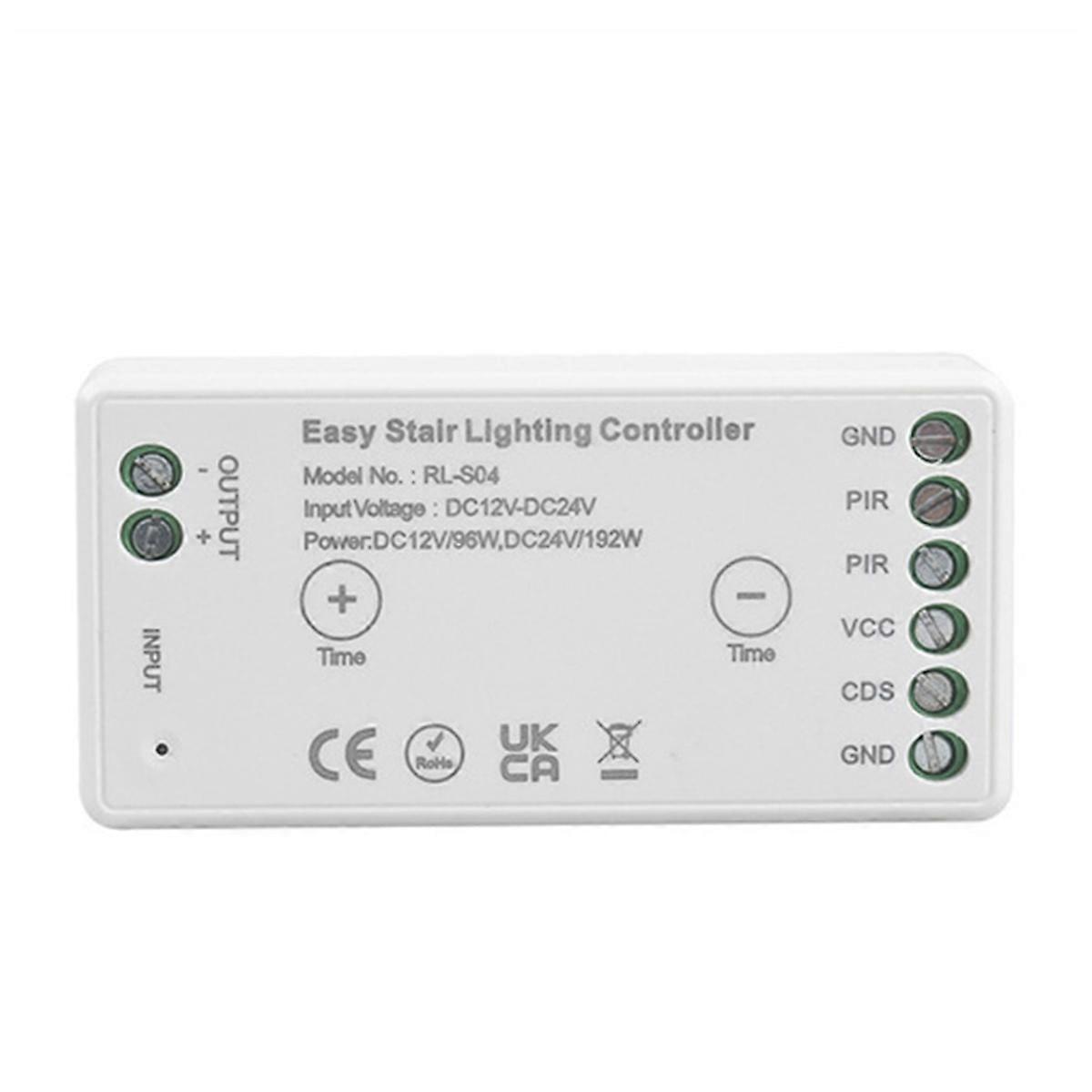 WiFi Tuya APP DC 12V 24V 8A Easy LED Stair Lighting Controller