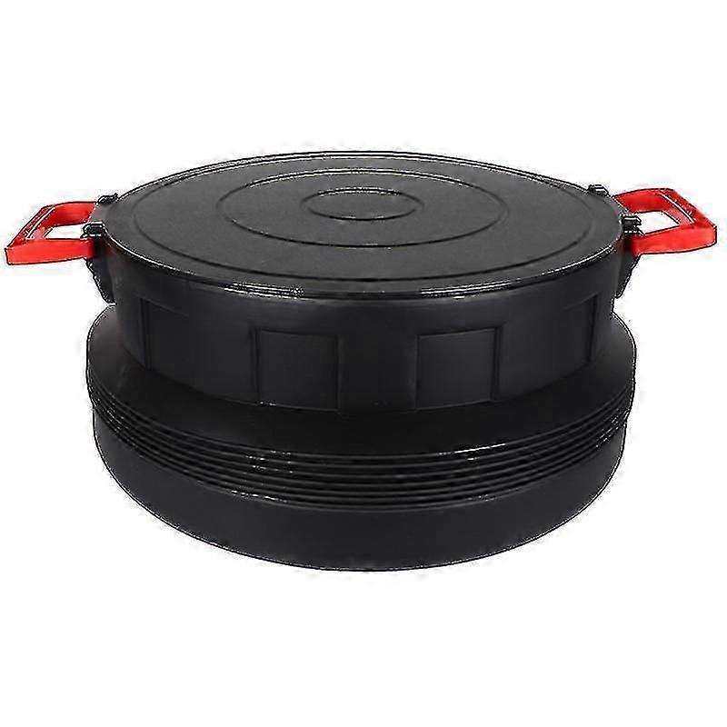 36X33cm Black Tackle Bags & Boxes 1pc 25l Practical Fishing Pail Collapsible Water Bucket Clutter St