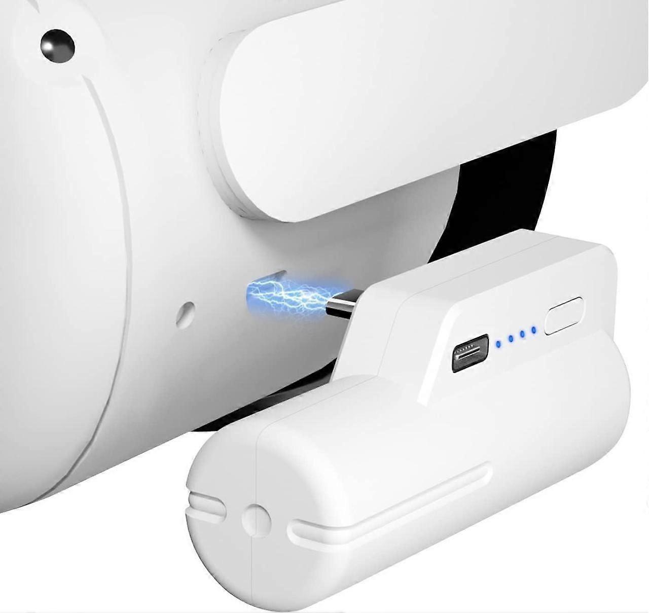 Battery Pack for Oculus Quest 3s / Quest 3 / Quest 2, 5000mAh Head Strap Battery Pack Compatible with Oculus/Meta Quest 2 3 3s Lightweight and Portabl