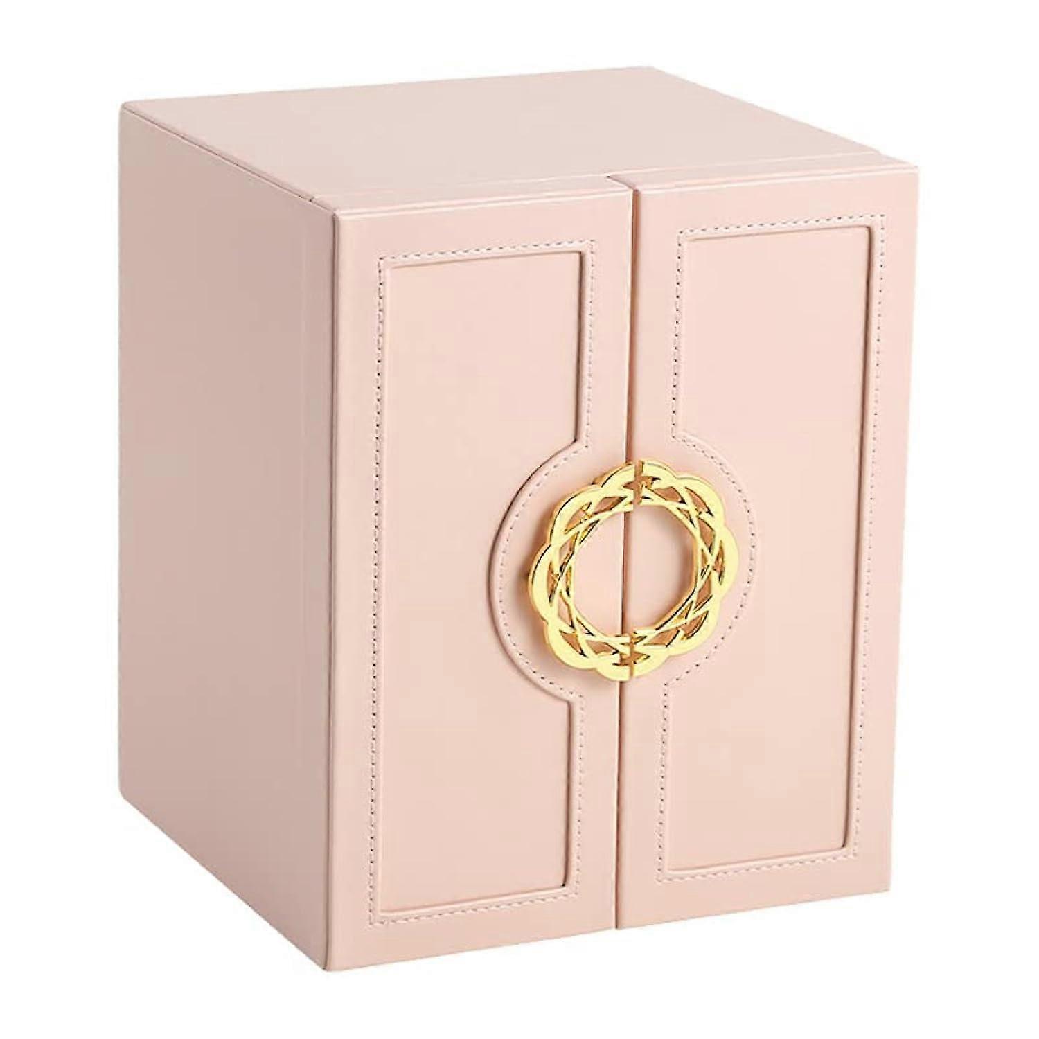 Large Faux Leather Jewelry Box Women for with Large Size