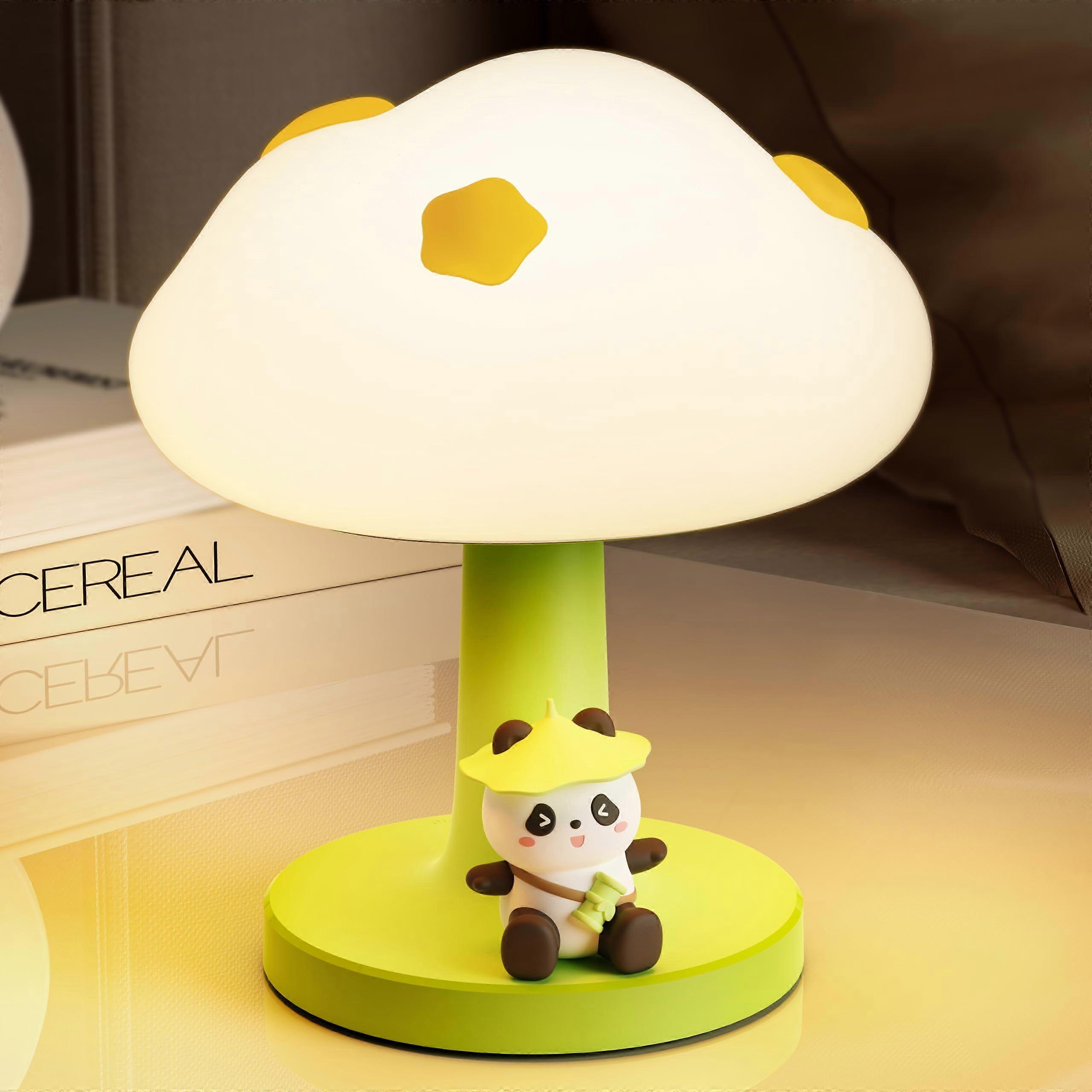 Rechargeable Safe Soft Silicone Night Light With 3 Brightness Levels Tap Control Warm Light For Toddler Sleeping Lamp