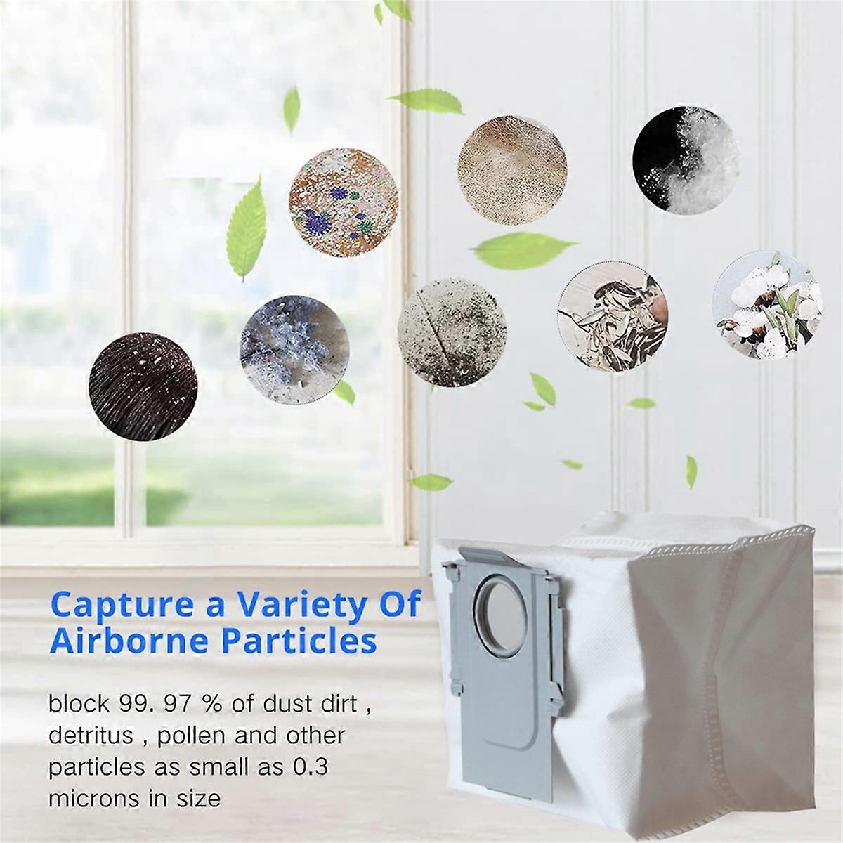Dust Bags for Roborock Saros Z70 / G30space Vacuum Cleaner Parts Replacement Non-Woven Garbage Bags