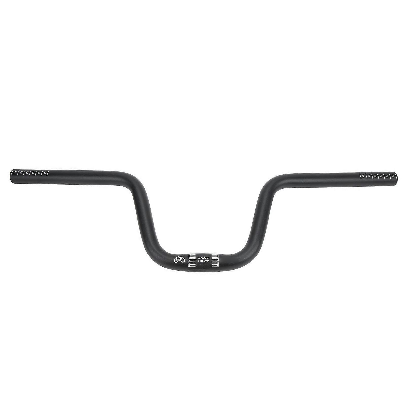 Bicycle Handlebar, Aluminium Alloy Bicycle Dove Handlebar, Bicycle Riser Handlebar Suitable for Brompton Black (Lift 160 mm / 6.3 Inches)