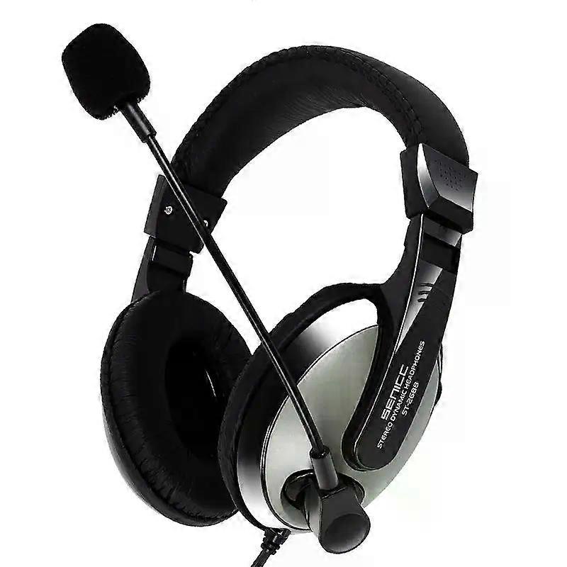 Earphone 20-20khz Comfortable To Wear With Detachable Microphone Plug And Play Isolation Noise For Pc Computer Gaming
