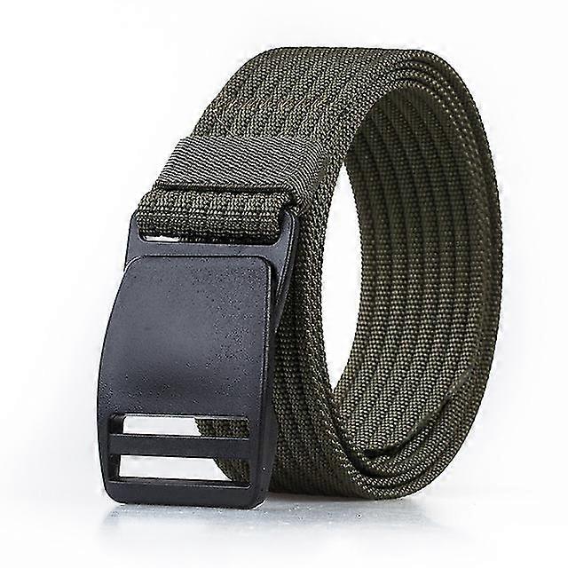 JiaWei Hot Canvas Ζώνες Man Casual Πρακτικές Ανδρικές Ζώνες Μονόχρωμο Απλό Αρσενικό Πλαστικό Χάλυβα Πόρπη Ζώνες Ceinture 2ja