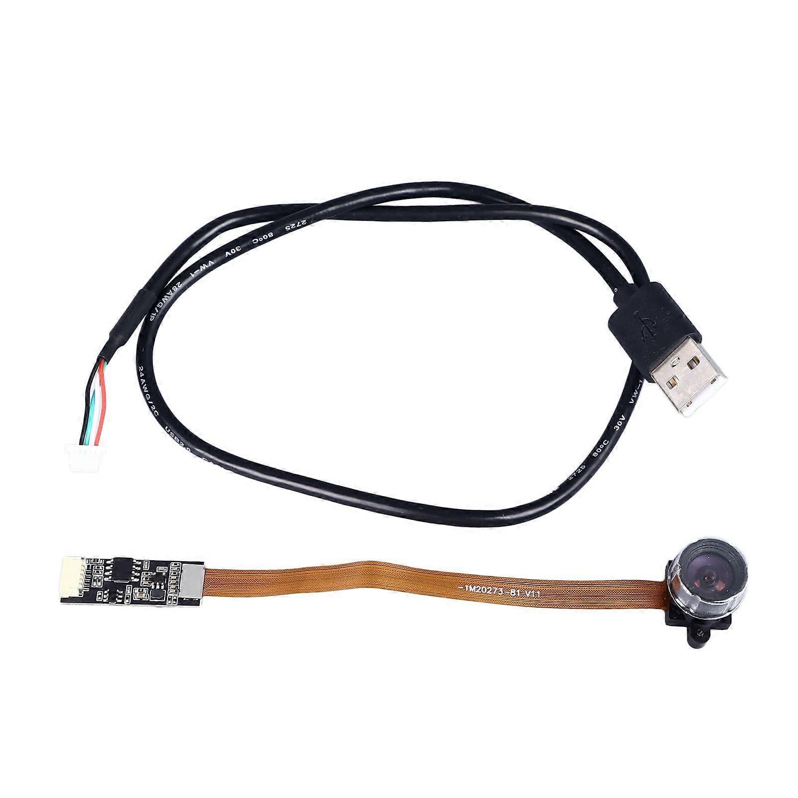 Module de caméra USB 1MP 720P Reconnaissance de balayage intégrée à mise au point fixe pour ordinateur grand angle 100 degrés sans distorsion