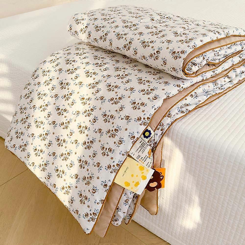 Summer Thin Quilt Air-conditioning Double/Single Comforter Throw Blanket 200230/150200cm