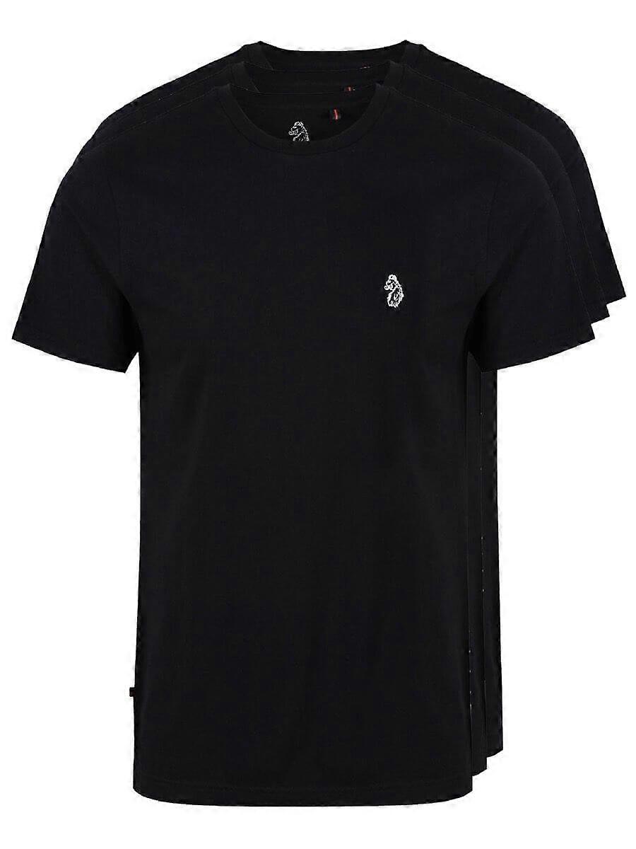 Luke 1977 Johnys 3 Pack T-paita, Musta