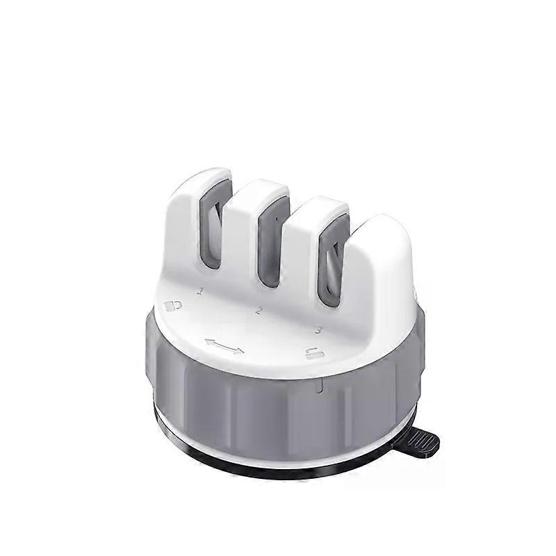 Knife Sharpener with Golden Angle for Sharp Sharpening - One Hand Operation for Safe & Effortless Use - Easy to Store, Easy to Take-off - Ideal for Ki